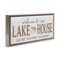 Stupell Industries Lake House Rustic Welcome Floating Frame, design by Seven Trees Design